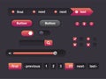 WebVector Illustration of UI kit.