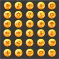 Webvector set of buttons