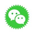 WeChat logo. WeChat is a Chinese multi-purpose messaging, social media and mobile payment app . Kharkiv, Ukraine - June, 2020