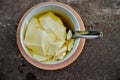 Wedang Tahu or Kembang Tahu is ginger drink and contains beancurd tofu made from soybean juice and palm sugar syrup..traditional