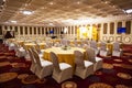 weddig hall. elegance and luxury: beautifully decorated wedding hall\