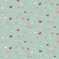 Wedding abstract seamless pattern in pastel soft colors.