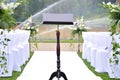 Wedding altar Royalty Free Stock Photo