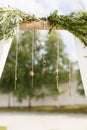 Wedding arch with keys