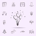 Wedding balls icon. Universal set of wedding for website design and development, app development Royalty Free Stock Photo