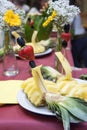 Wedding banquet - fruit detail Royalty Free Stock Photo