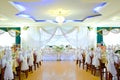 Wedding banquet room Royalty Free Stock Photo