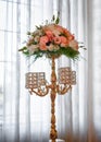 Banquet table flower decoration ,