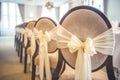 Wedding barn decoration.  Love concept. Wedding table. Royalty Free Stock Photo