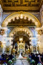 Wedding at church Santa Maria Aracoeli Royalty Free Stock Photo