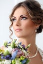 Wedding. Beautiful bride Royalty Free Stock Photo