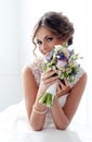 Wedding. Beautiful bride Royalty Free Stock Photo