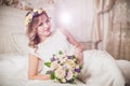 Wedding beautiful bride Royalty Free Stock Photo