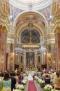 Wedding in the beautiful catholic Mdina Cathedal