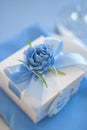 Wedding bonbonniere. present box.Wedding gift for guest Royalty Free Stock Photo