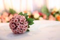 Wedding bouquet with blur background