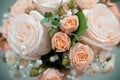 Wedding bouquet of the bride Royalty Free Stock Photo
