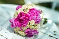 Wedding bouquet. Bride flowers. Wedding decoration. Wedding day Royalty Free Stock Photo