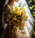 wedding bouquet bride holding flowers