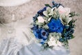 Wedding bouquet. Bride`s flowers Royalty Free Stock Photo