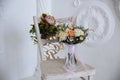 Wedding bouquet. Bride's flowers Royalty Free Stock Photo