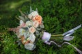 Wedding bouquet. Bride's flowers Royalty Free Stock Photo