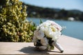 Wedding bouquet. Bride's flowers Royalty Free Stock Photo