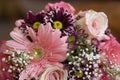 Wedding bouquet of flowers