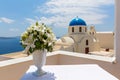 Wedding bouquet in a white vase