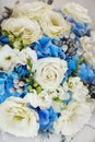 Wedding bouquet of yellow roses and other flowers Royalty Free Stock Photo