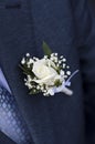 Wedding boutonniere Royalty Free Stock Photo