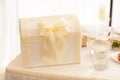 Wedding box for gift and money Royalty Free Stock Photo