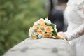 Wedding bridal bouquet. Beautiful flowers Royalty Free Stock Photo