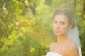 Wedding bride smiling Royalty Free Stock Photo