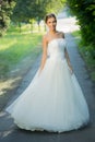 Wedding bride smiling Royalty Free Stock Photo