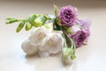 Wedding buttonhole boutonniere Royalty Free Stock Photo