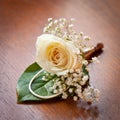 Wedding Buttonhole Rose