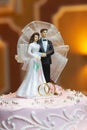 Wedding cake classical vintage style figures