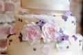 Wedding cake decoration Royalty Free Stock Photo