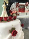 Wedding cake decorations Royalty Free Stock Photo