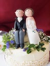 Wedding Cake Dollies Royalty Free Stock Photo