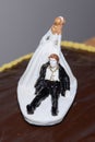Wedding Cake - Game Over Royalty Free Stock Photo
