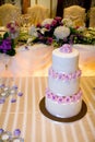 Wedding Cake on Head Table