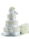 Wedding Cake Isolated On White Background Royalty Free Stock Photo