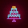 Wedding Cake Neon Sign