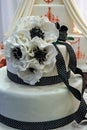 Wedding cake specially decorated.Detail 9 Royalty Free Stock Photo