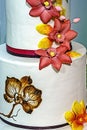 Wedding cake specially decorated.Detail 7 Royalty Free Stock Photo