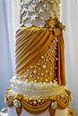 Wedding cake specially decorated.Detail 29 Royalty Free Stock Photo