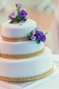 While wedding cake Royalty Free Stock Photo