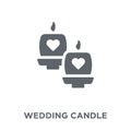 wedding Candle icon from Wedding and love collection.